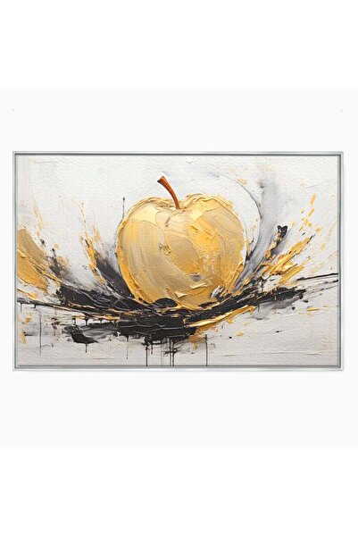 Luxcanva Tablou Canvas Fructul Zeilor 70x50 cm cu Rama Argintiu Fructul Zeilo...