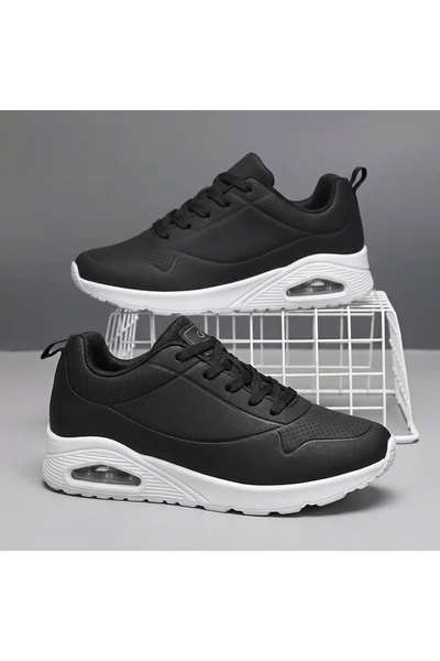 GÜLERSHOES Garantili Orijinal Cilt Mevsimlik Yüksek Taban Unisex Spor Ayakkab...