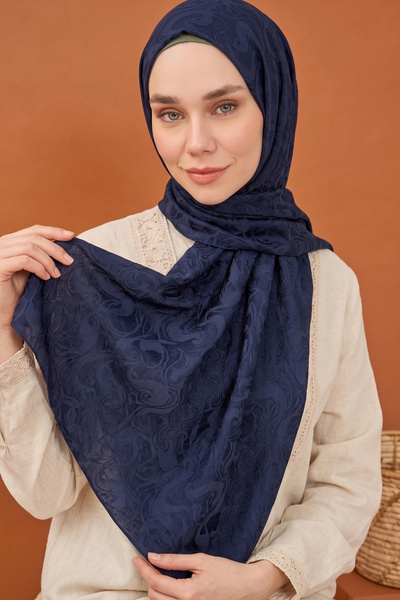 lil amore شال إيروبين جاكار منقوش بنمط اللبلاب 136