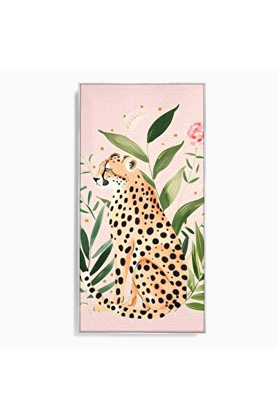 Luxcanva Tablou Canvas Printre Petale si Vant 60x120 cm cu Rama Argintiu Prin...