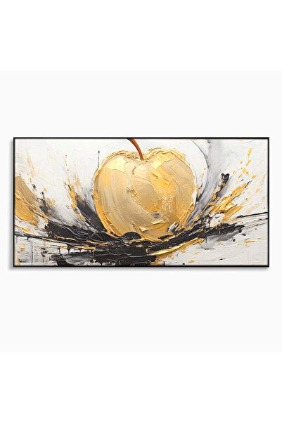 Luxcanva Tablou Canvas Fructul Zeilor 140x70 cm cu Rama Negru Fructul Zeilor ...