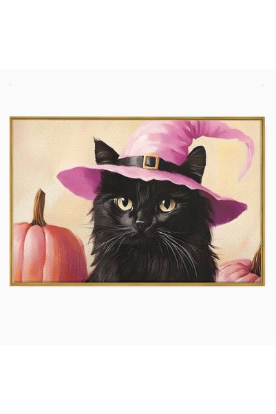 Luxcanva Tablou Canvas Micuta Vrajitoare 120x80 cm cu Rama Auriu Micuta Vraji...
