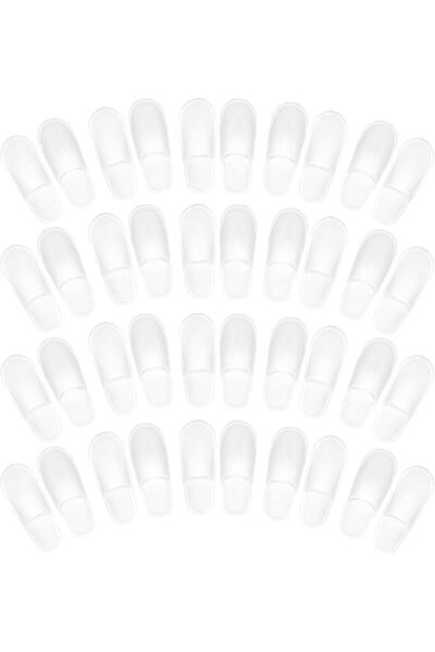 YESMAX 20 Pairs Spa Slippers for Men and Women, Non Slip Disposable Slippers ...