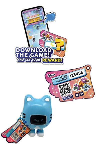 Eolo Beep Boop interactive electronic toy with LCD screen, sounds and 4 mini ...