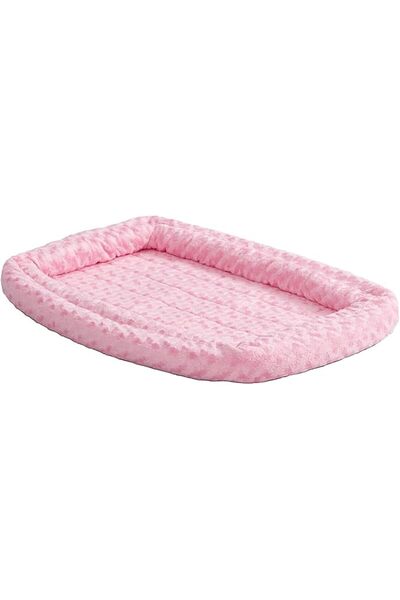 MidWest Homes for Pets Midwest Quiet Time Pink Fashion Double Bolster Pet Bed...