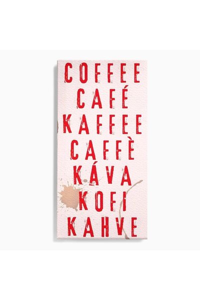 Luxcanva Tablou Canvas Cafea fara Frontiere 50x100 cm pe Sasiu Lemn Cafea far...
