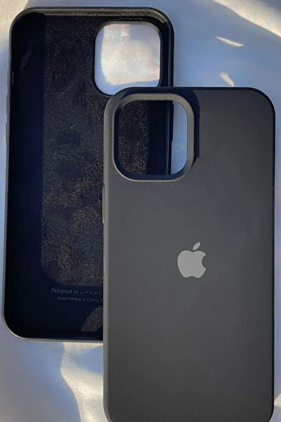 Revasser iPhone 12 için Kılıf Lansman Logolu İçi Yumuşak Kadife 12 kılıfı sil...