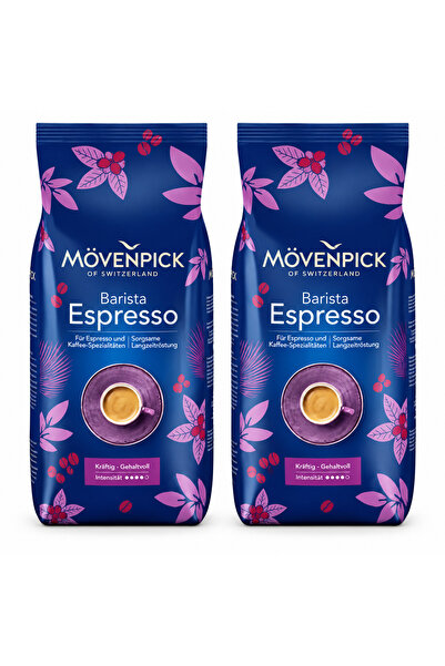 Mövenpick Σετ 2 τεμαχίων κόκκων καφέ εσπρέσο Movenpick 1 κιλό