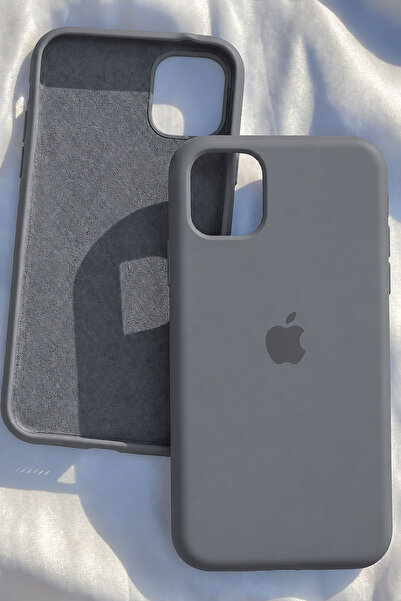 Revasser iPhone 11 için Kılıf Lansman Logolu İçi Yumuşak Kadife 11 kılıfı sil...