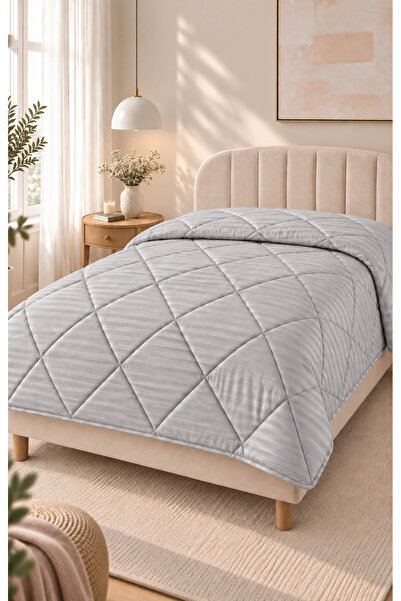Bikaya Home Micro Jacquard Single Size Silicone Filled Quilt |   155X215 cm |...
