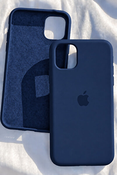 Revasser iPhone 11 için Kılıf Lansman Logolu İçi Yumuşak Kadife 11 kılıfı sil...