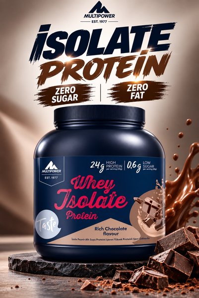 PROTEİN CENTER Multipower Whey İsolate Protein 2000 Gr Çikolata Aromalı