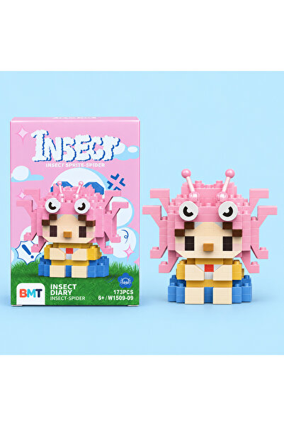 BMT TOYS Böcek Kostümlü Kız Model Karakter Figürü Brıcks 3D Yapı Oyuncakları ...