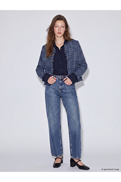 LC Waikiki Peak New Season Indigo Straight Fit Women's Jean Pants