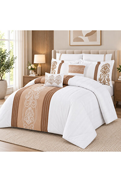 Binown Nefren 8-Piece Embroidered Quilt