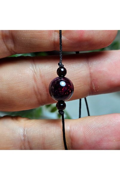 Singincraft Red Garnet Mini Natural Stone Bracelet - Passion and Energy Stone - 1 Piece