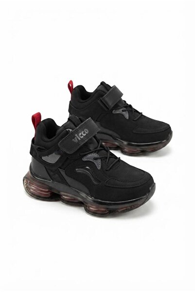 Vicco Cure Black Anatomical Air Sole Boys' Boots 946.P26K.207