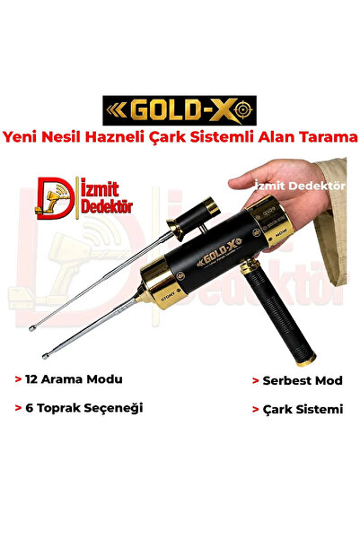 GOLDX Gold X Hazneli Ve Haznesiz Tarama ve Altın Bulucu Define Dedektörü