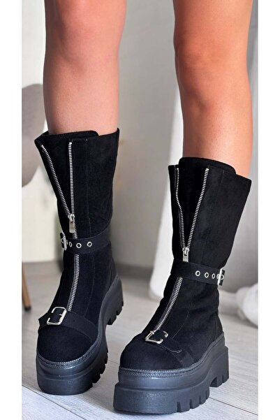Tress Fashion Γυναικείες Μπότες / Νέες Tuya Μαύρες PN