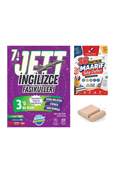 Ünlüler Karması 7.Sınıf Jett İngilizce Fasikülleri 2027 Maarif Model+Telefon ...
