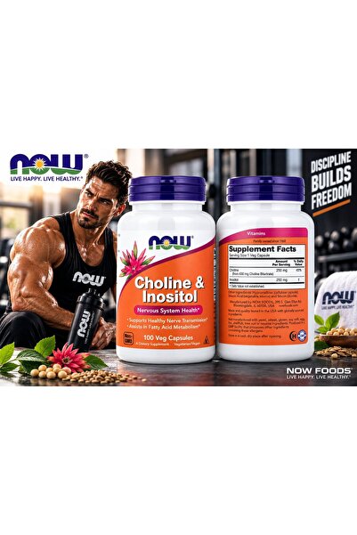 Now Foods , Vitamin B Choline & Inositol, 100 Veg Capsules