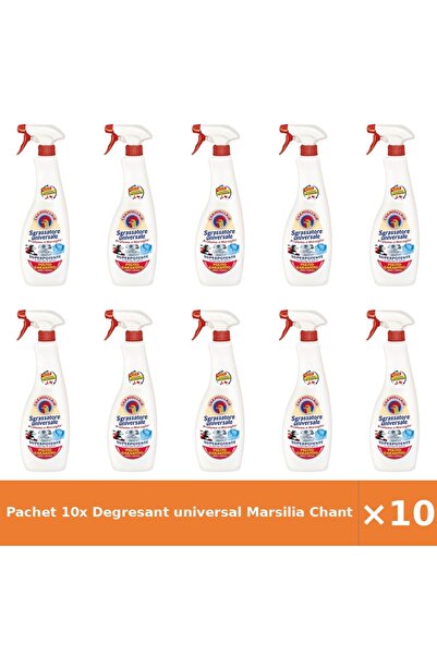 Chanteclair Pachet 10x Degresant universal Marsilia 600 ml curățare eficientă