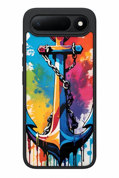 TECNO Spark 50 5g Compatible Anchor Patterned Shockproof Case with Camera Pro...