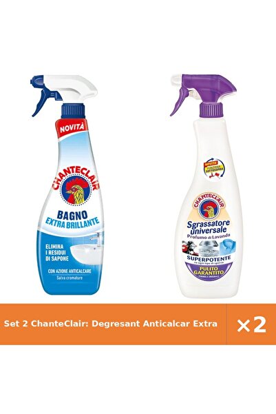 Chanteclair Set 2 ChanteClair: Degresant Anticalcar Extra Strălucire + Univer...