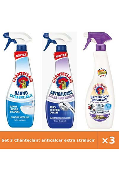 Chanteclair Set 3 Chanteclair: anticalcar extra stralucire + anticalcar extra...