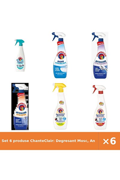 Chanteclair Set 6 produse ChanteClair: Degresant Mosc, Anticalcar Parfumat, R...