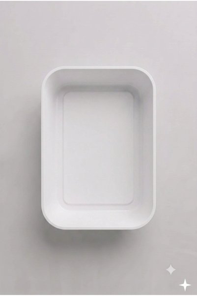 decosense Multi-Purpose White Large Size 17 Liter 40X30X20 cm Polypropylene Plastic Storage Box - Toy Box and Item Storage Organizer