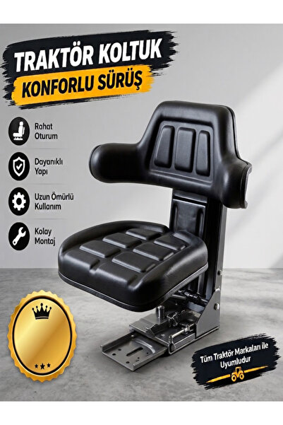 MOREL traktör Koltuğu İleri Geri Kızaklı Ve Kg Ayarlı FİAT-FORD-NEW HOLLAND-M...