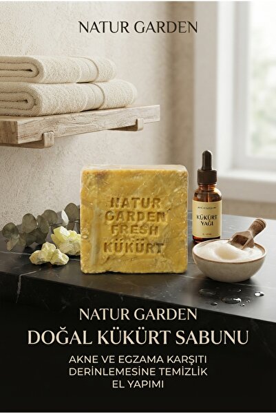 natur garden fresh Sulfur Natural Bulk Soap 125 Gr