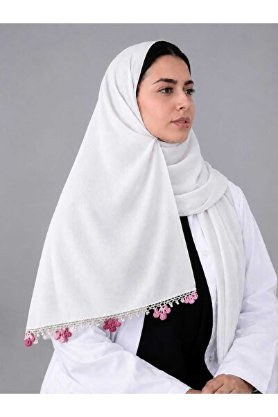 Veil Designer طرحة بوال شغل تركي بقماش ياباني شغل يدوي تطريز كروشيه المقاس : ...