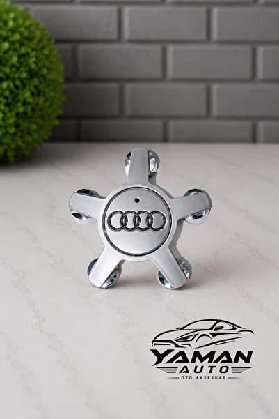 YAMAN AUDİ Uyumlu Jant Göbeği Ahtapot Jant Göbeği Audi 5 Kol Jant Göbeği 4 ADET