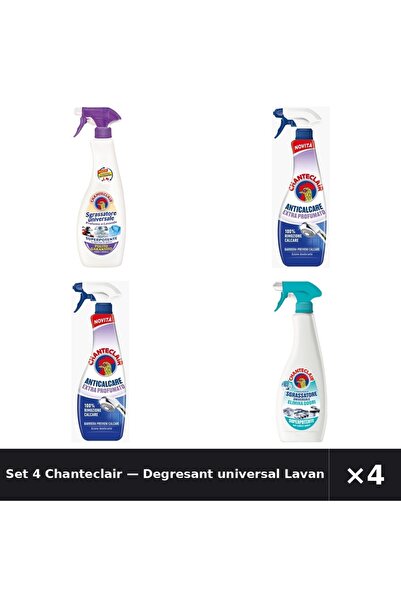 Chanteclair Set 4 — Degresant universal Lavanda + Degresant anticalcar extra-...