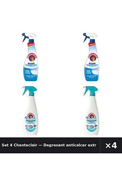 Chanteclair Set 4 — Degresant anticalcar extra S + Spray Degresant Universal An