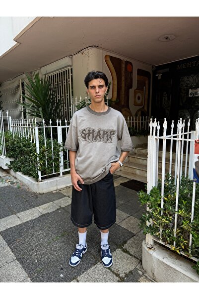 Sharp Baskılı T-shirt