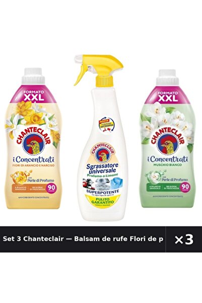 Chanteclair Set 3 — Balsam de rufe Flori de port + Degresant universal Lamaie...