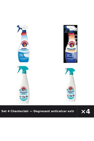 Chanteclair Set 4 — Degresant anticalcar extra s + Degresant anticalcar extra...