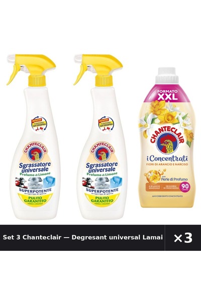 Chanteclair Set 3 — Degresant universal Lamaie C + Balsam de rufe Flori de port