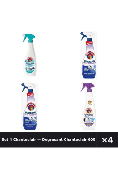 Chanteclair Set 4 — Degresant 600ml + Degresant anticalcar extra-p + Degresan...