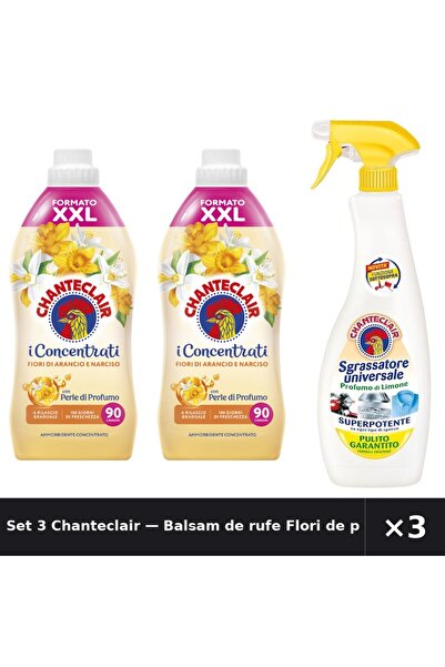 Chanteclair Set 3 — Balsam de rufe Flori de port + Degresant universal Lamaie C