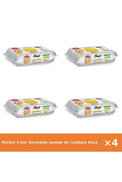 Sleepy Pachet 4 buc Șervețele umede de curățare bucătărie Easy Clean Kitchen
