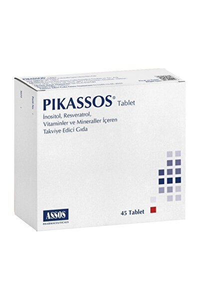 Assos Pikassos İnositol ve Resveratrol 45 Tablet