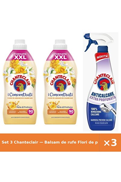 Chanteclair Set 3 — Balsam de rufe Flori de port + Degresant anticalcar extra-p
