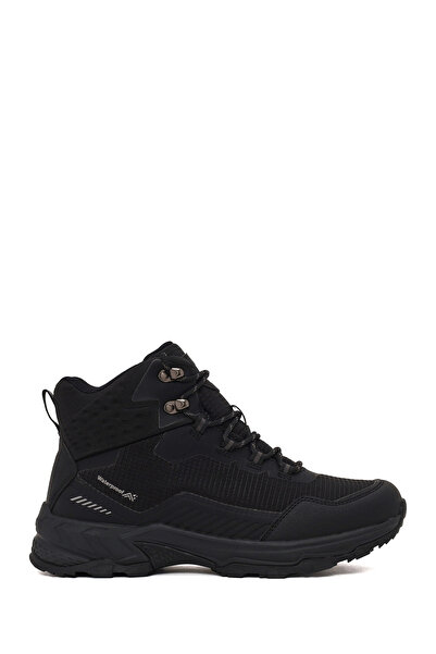 Derimod Dry Men's Black Lace-Up Thick Soled Outdoor Boots Wm68006965
