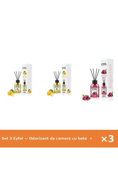 Eyfel Set 3 — Odorizant de camera cu bete + Odorizant de camera cu bete