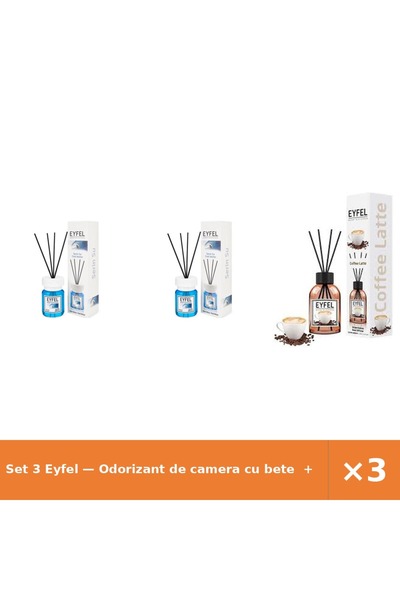 Eyfel Set 3 — Odorizant de camera cu bete + Odorizant de camera cu bete