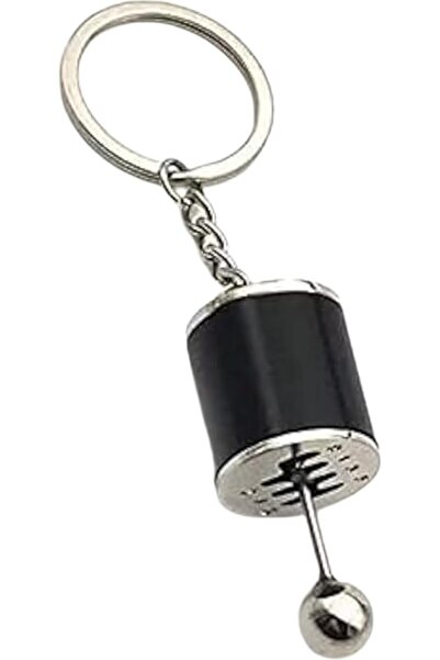HALAMODO Creative Auto Part Model Gear Box Shifter Keychain, Mini Car Gear Sh...